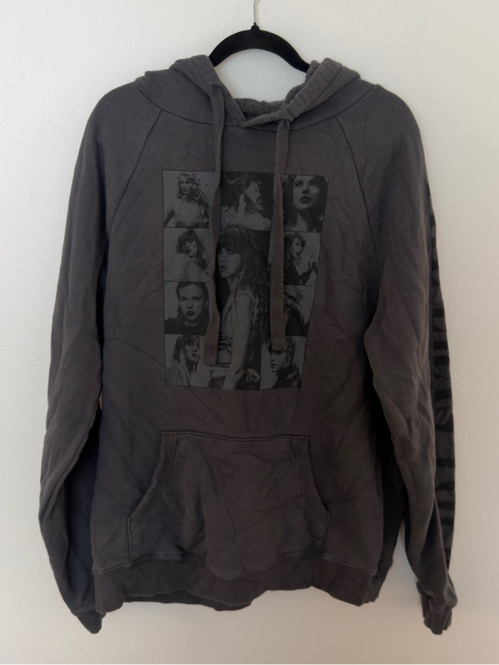 Taylor Swift Eras tour hoodie Gray Graphic Hoodie Sweatshirt